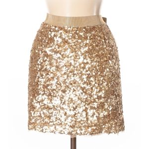 Gold sequin skirt ✨